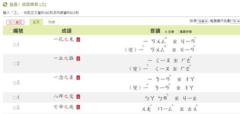 教育部線上「成語典」電子書，查詢成語、釋義、典故、用法、近義最佳幫手