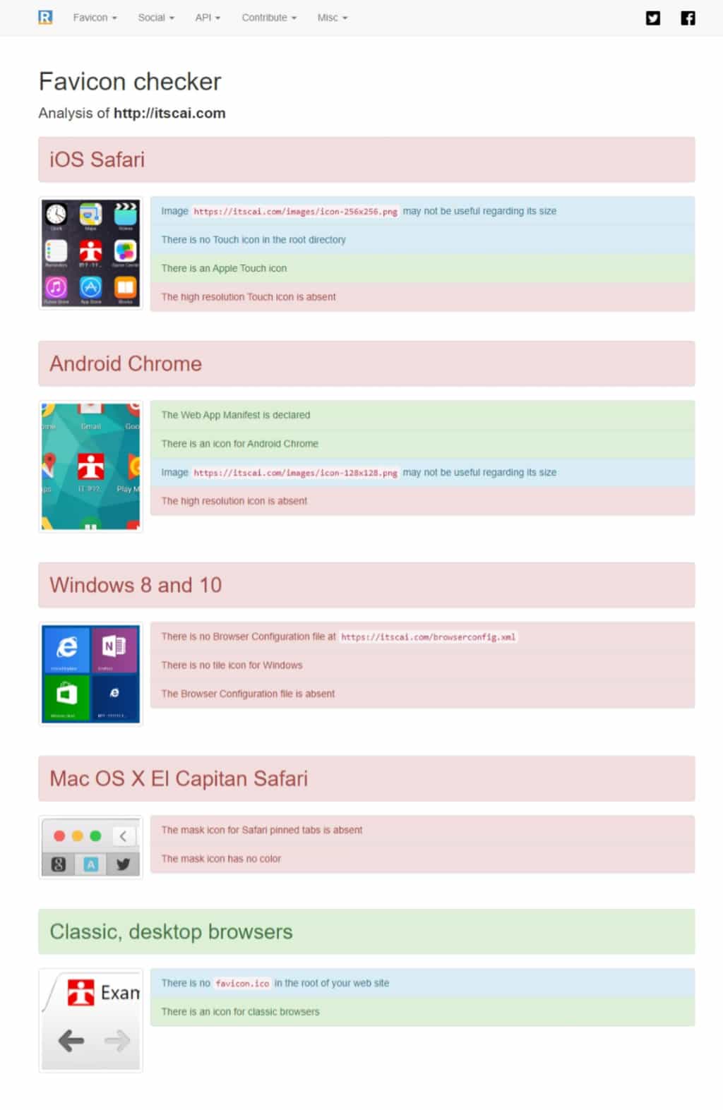 RealFaviconGenerator：平台與瀏覽器適用的網站Favicon檢查與製作工具