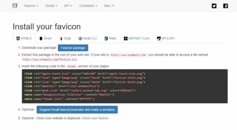 RealFaviconGenerator：平台與瀏覽器適用的網站Favicon檢查與製作工具