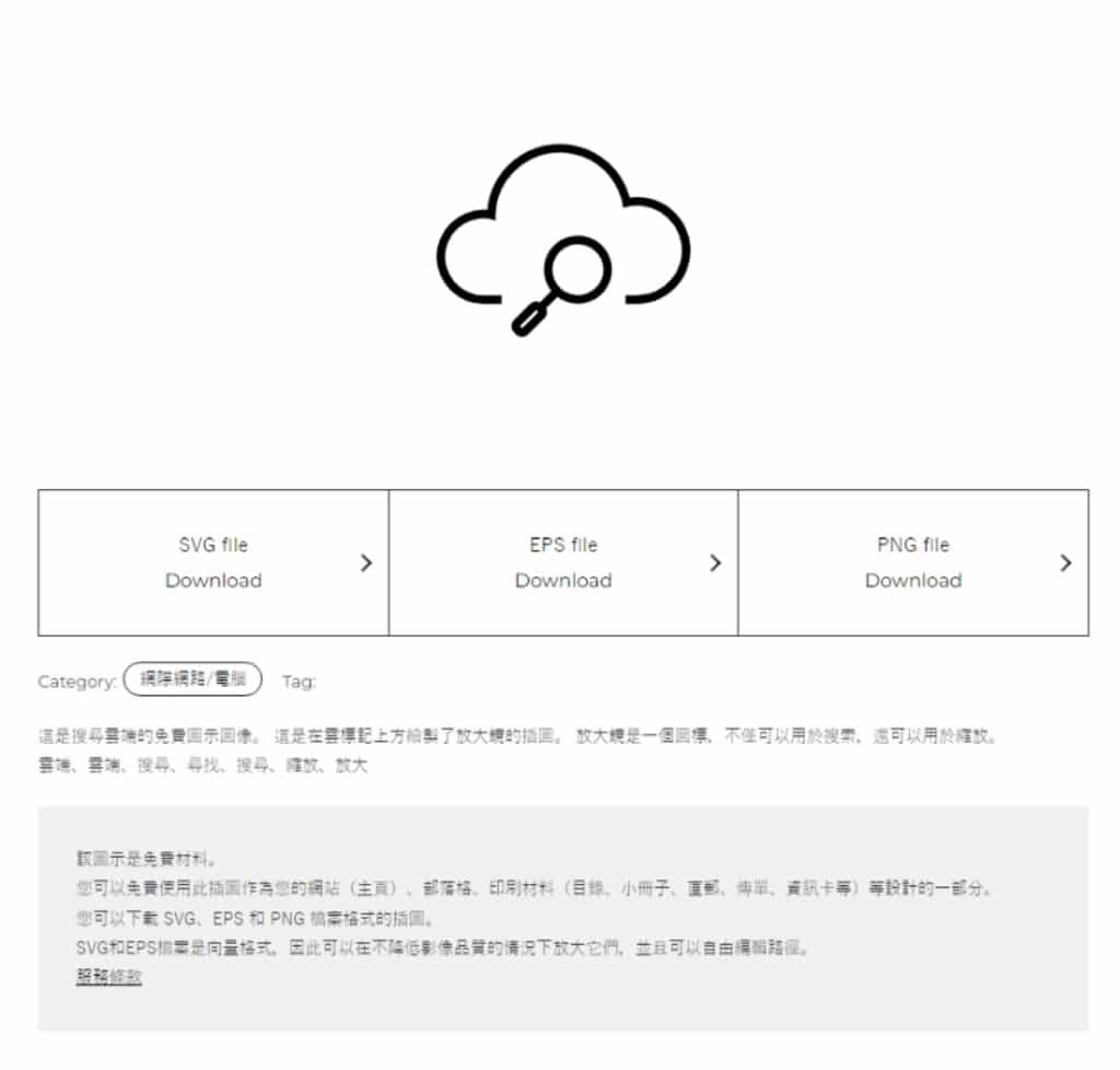 IFN Free Icons：免費 SVG/EPS/PNG 圖示素材庫，個人或商用皆可