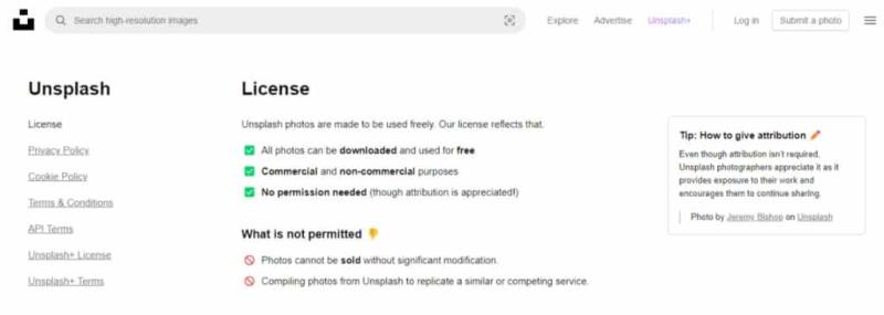 免費圖庫 Unsplash 高解析度圖片素材供應平台，適用於個人或商業專案