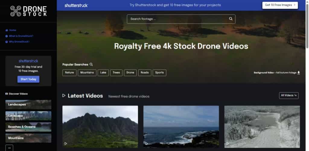 DroneStock：免費無人機空拍影片素材庫，適用於個人和商業專案