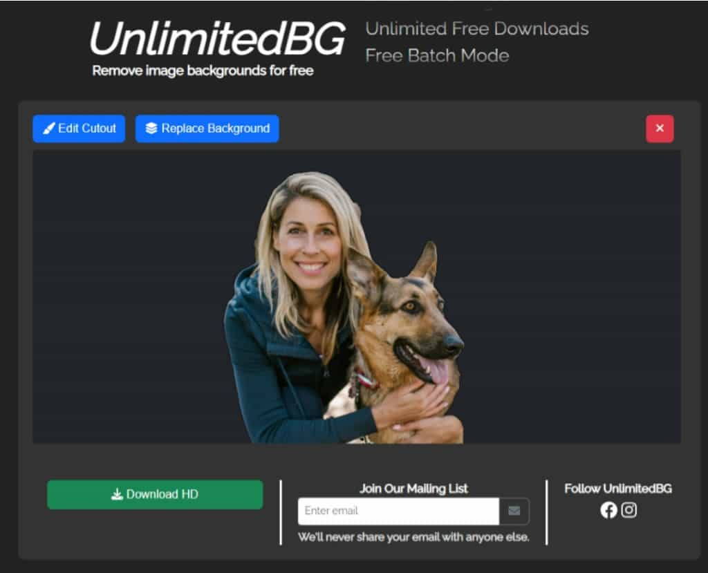 UnlimitedBG:免註冊、無使用次數限制的圖片背景移除與替換 AI 工具 UnlimitedBG:免註冊、無使用次數限制的圖片背景移除與替換 AI 工具