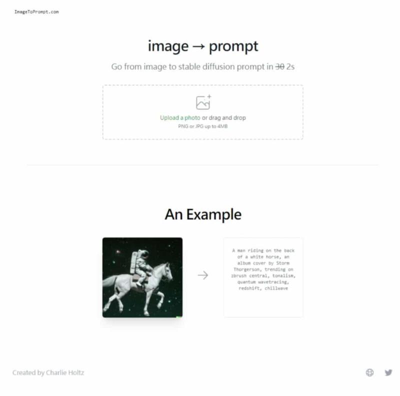 Image to Prompt 線上將圖片內容快速轉換成 AI 產圖工具可用的 Prompt