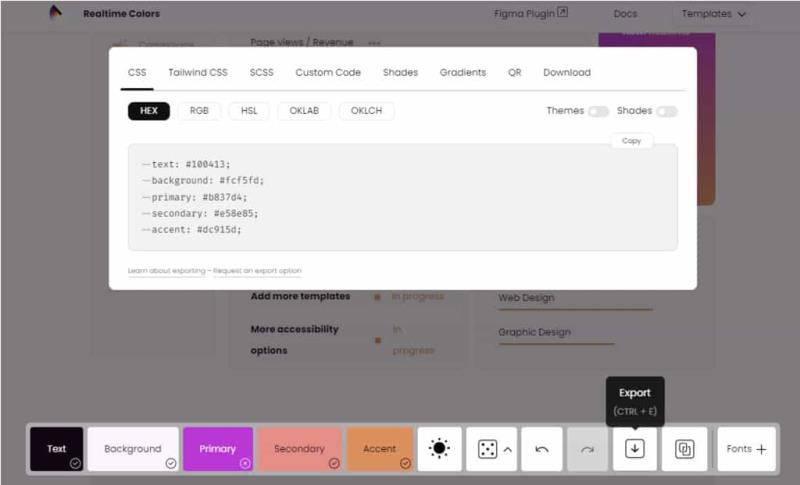 Realtime Colors：以網站視角即時評估整體色彩方案