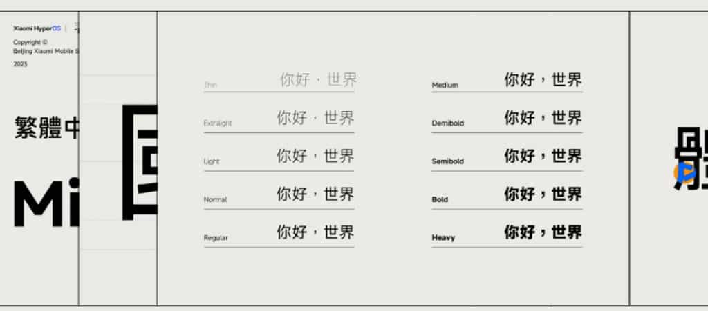 MiSans Global:小米全球語言字體專案,免費商用支援繁體中文 MiSans Global:小米全球語言字體專案,免費商用支援繁體中文