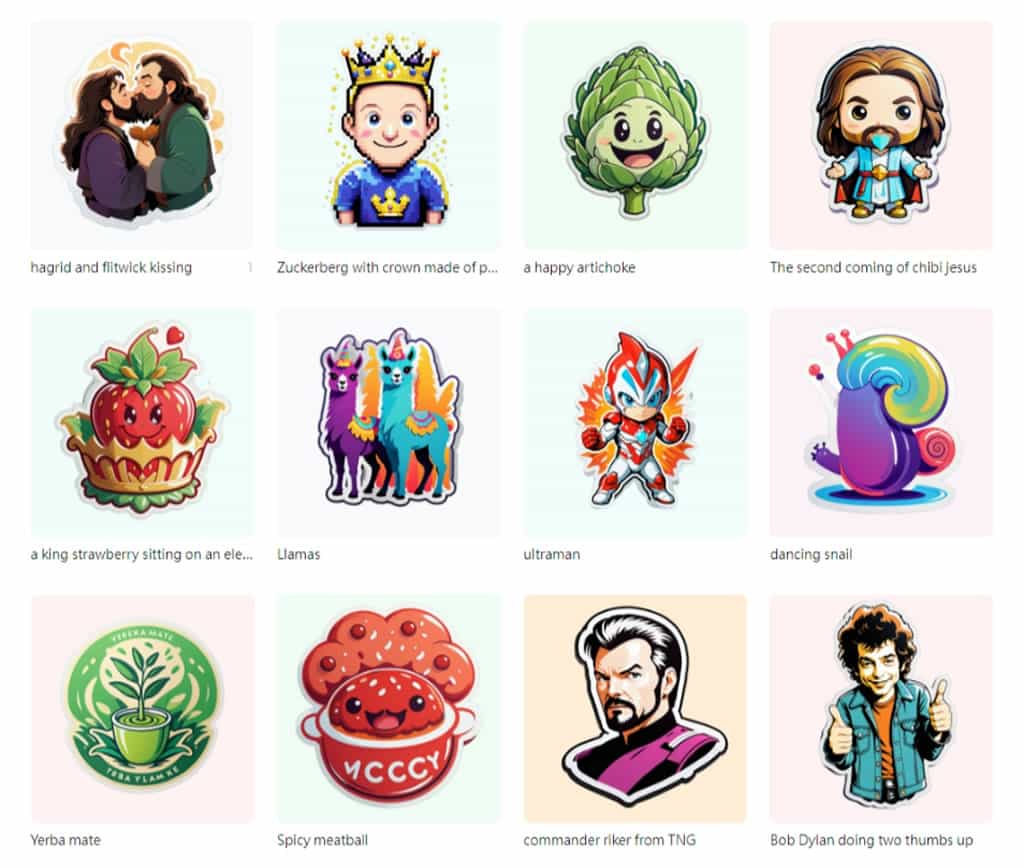 StickerBaker：免費 AI 貼紙風格圖像產成器