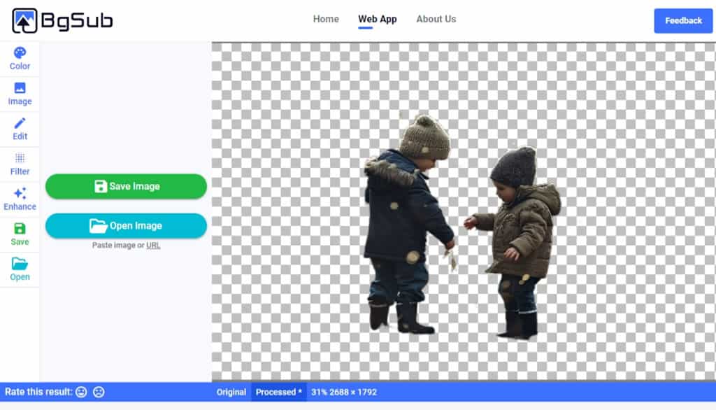 BgSub：AI刪除與替換圖片背景免費線上工具，無需上傳檔案