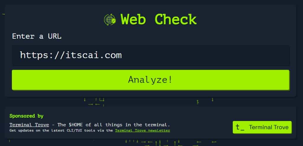 Web-Check：全方位網站分析工具與安全檢測服務