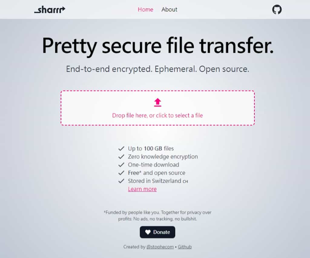 Sharrr：只能下載一次的線上檔案傳輸服務，兼顧安全與隱私