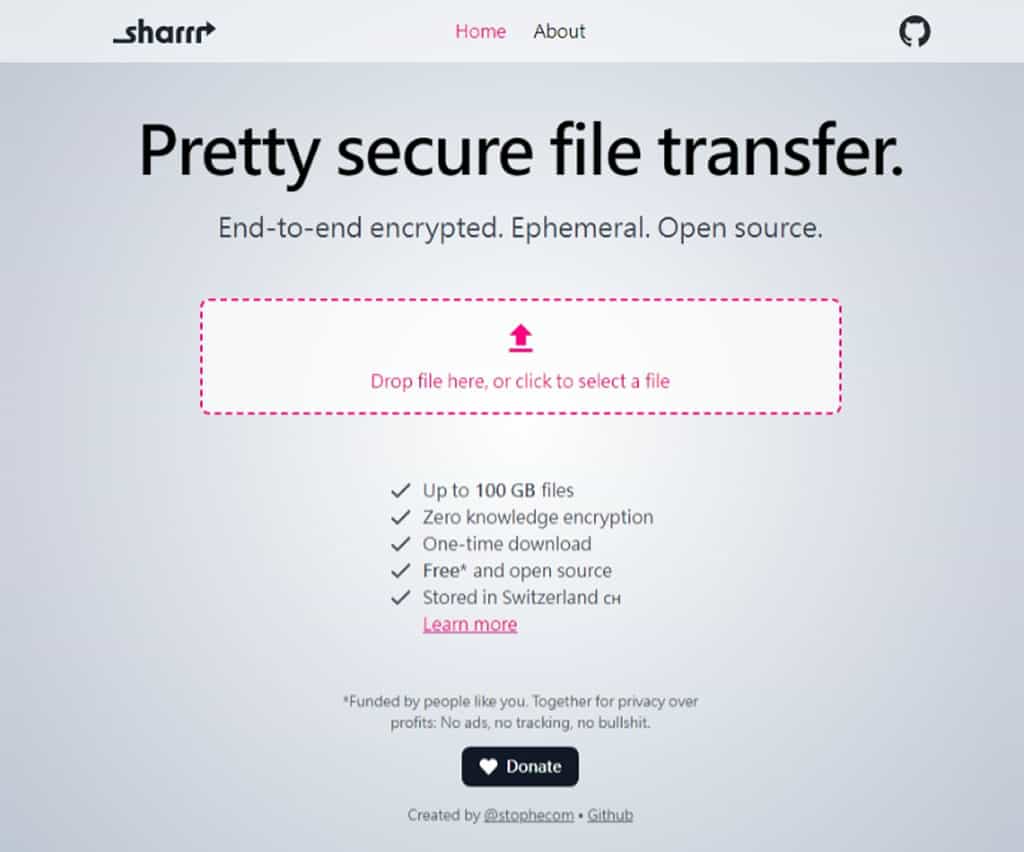 Sharrr：只能下載一次的線上檔案傳輸服務，兼顧安全與隱私