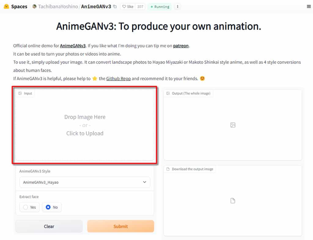 AnimeGANv3 圖像動漫風格轉換器,支援自動提取臉部功能 AnimeGANv3 圖像動漫風格轉換器,支援自動提取臉部功能