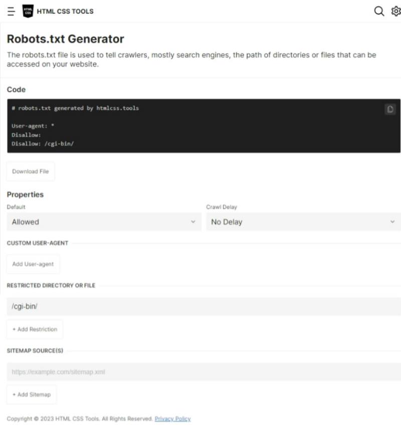 HTML CSS TOOLS 網頁常用的 HTML 及 CSS 語法產生器
