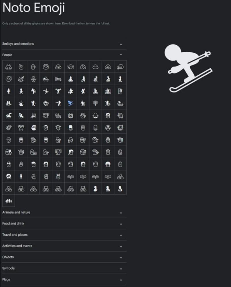 Noto Emoji 免費字型：跨平台、支援 Unicode，讓你的表情符號更到位！