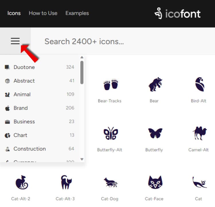 Icofont 網頁、文書、圖片編輯軟體均可用的免費圖示字型