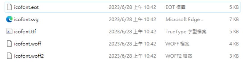 Icofont 網頁、文書、圖片編輯軟體均可用的免費圖示字型