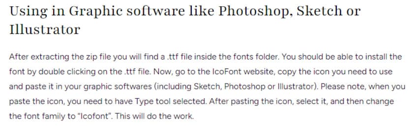 Icofont 網頁、文書、圖片編輯軟體均可用的免費圖示字型
