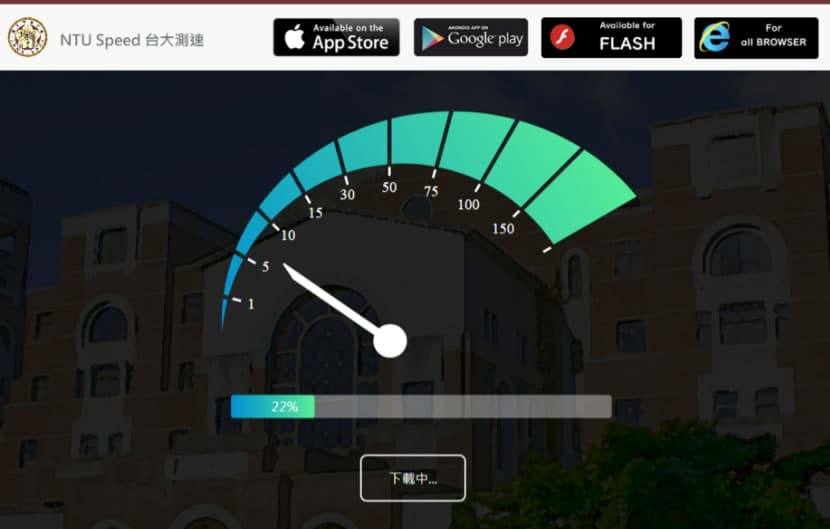 「NTU Speed 台大測速」網路速度測試線上工具,家用及行動網路都可測 「NTU Speed 台大測速」網路速度測試線上工具,家用及行動網路都可測