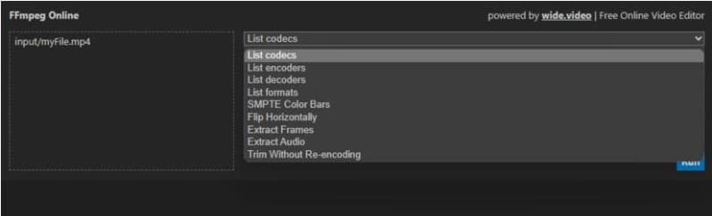 FFmpeg Online 讓 FFmpeg 可以在瀏覽器執行影片轉檔、翻轉、裁剪及擷取圖片