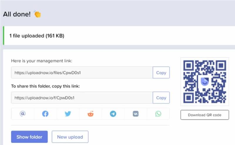 UploadNow：無限制雲端儲存檔案與下載免費服務