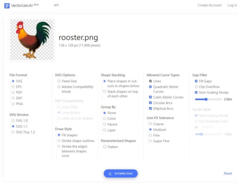 Vectorizer.AI：用 AI 將 JPG、PNG 或 GIF 轉成 SVG 向量圖檔