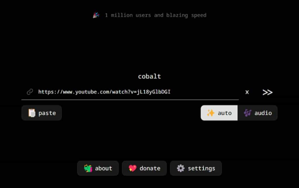 Cobalt：免費開放原始碼的最佳線上影音下載工具