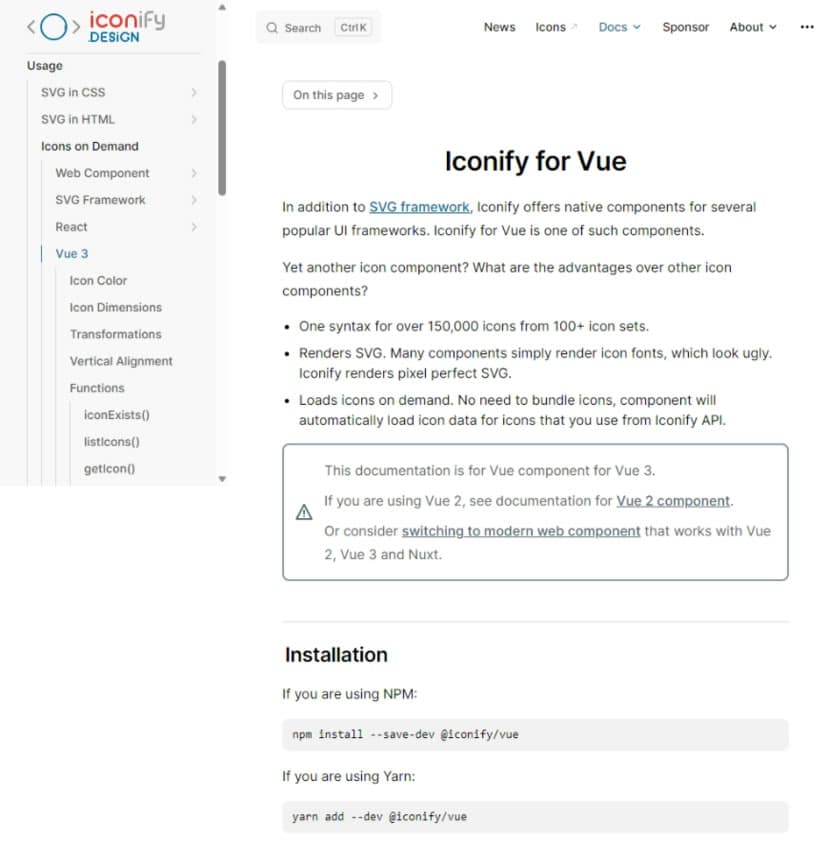 Iconify Design 隨時取用超過 150,000 個開放原始碼的 SVG 向量圖示 Iconify Design 隨時取用超過 150,000 個開放原始碼的 SVG 向量圖示