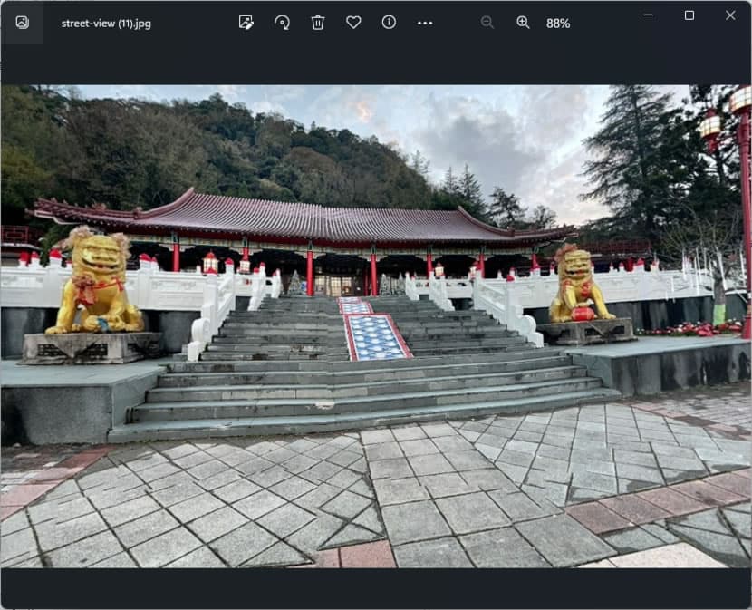 如何將「Google 街景」擷取成沒有UI元素的圖片 如何將「Google 街景」擷取成沒有UI元素的圖片