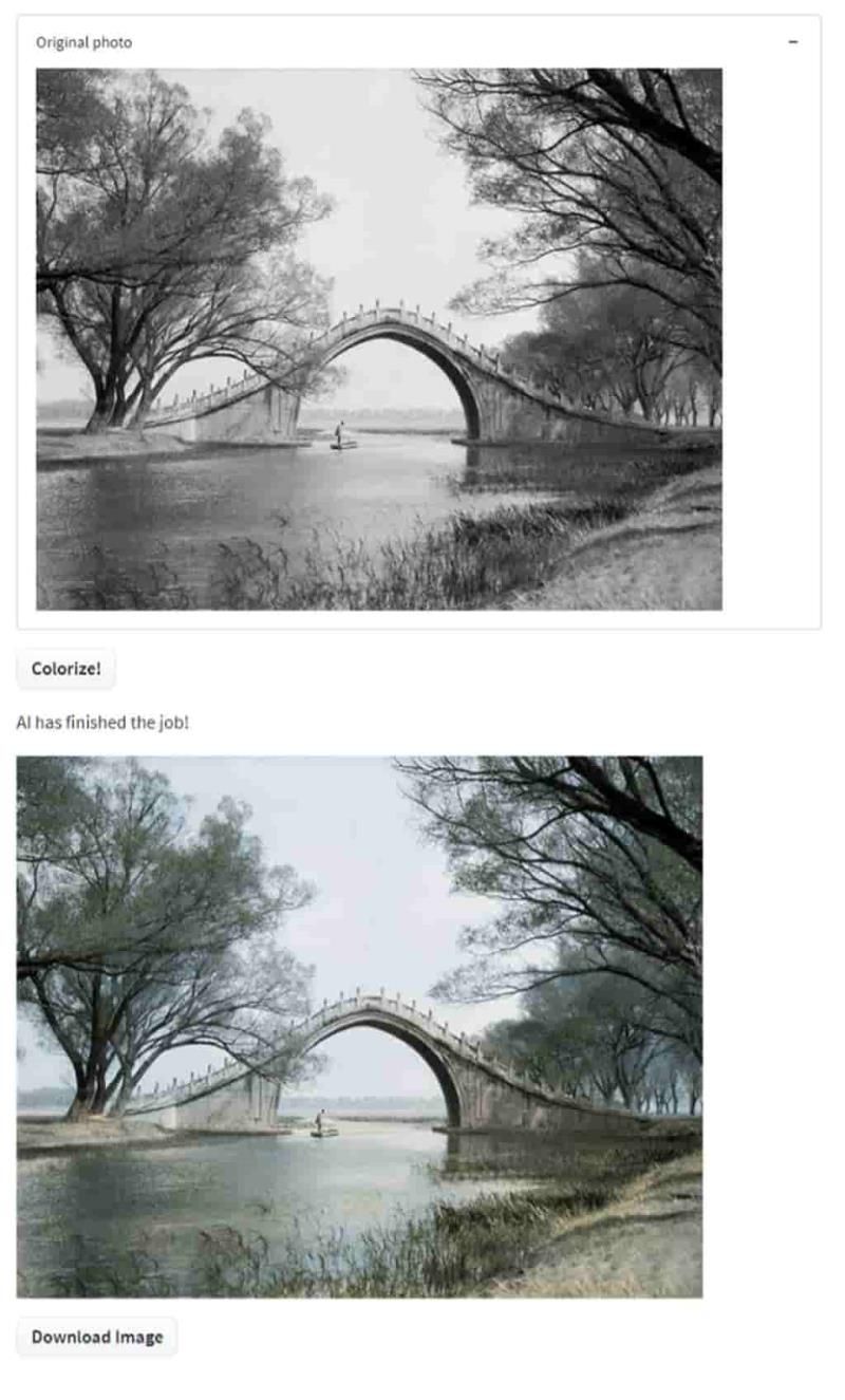 Photo Colorization：自動將黑白老照片轉為彩色的免費 AI 工具