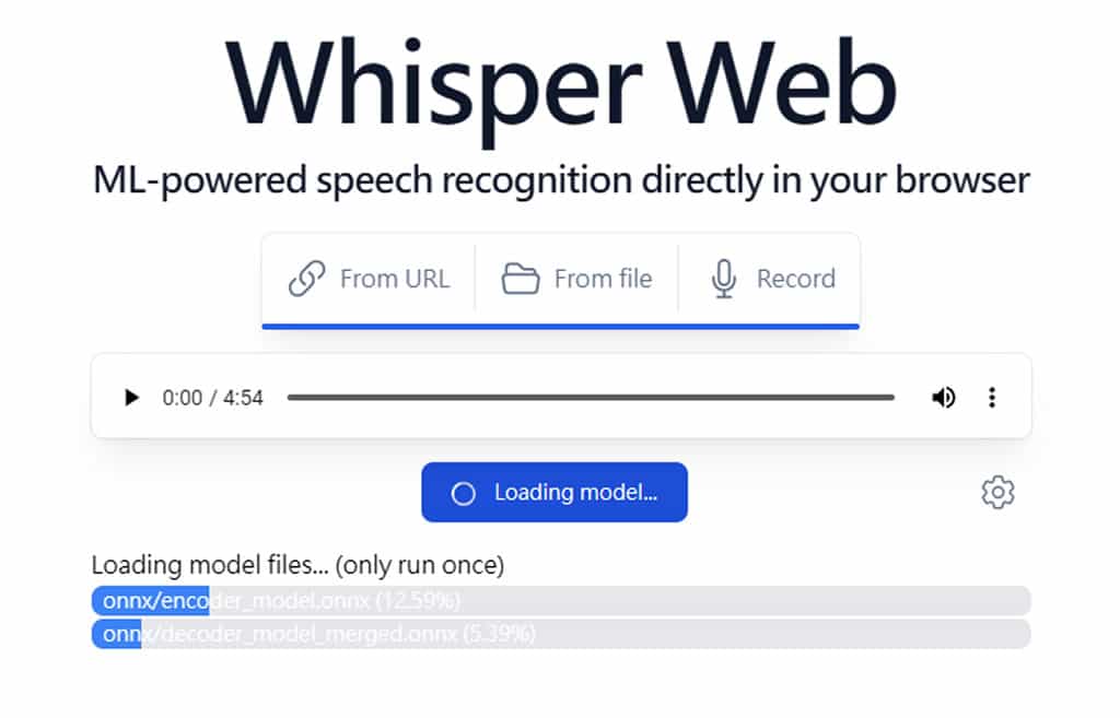 Whisper Web：免費的多語言語音轉文字 AI 工具，支援無限長度音檔