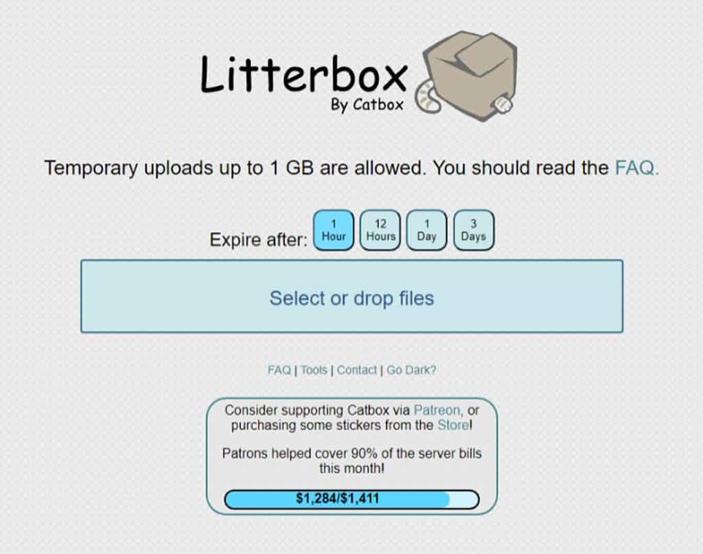 Catbox：免費雲端硬碟儲存與下載服務，支援無帳號上傳和臨時分享