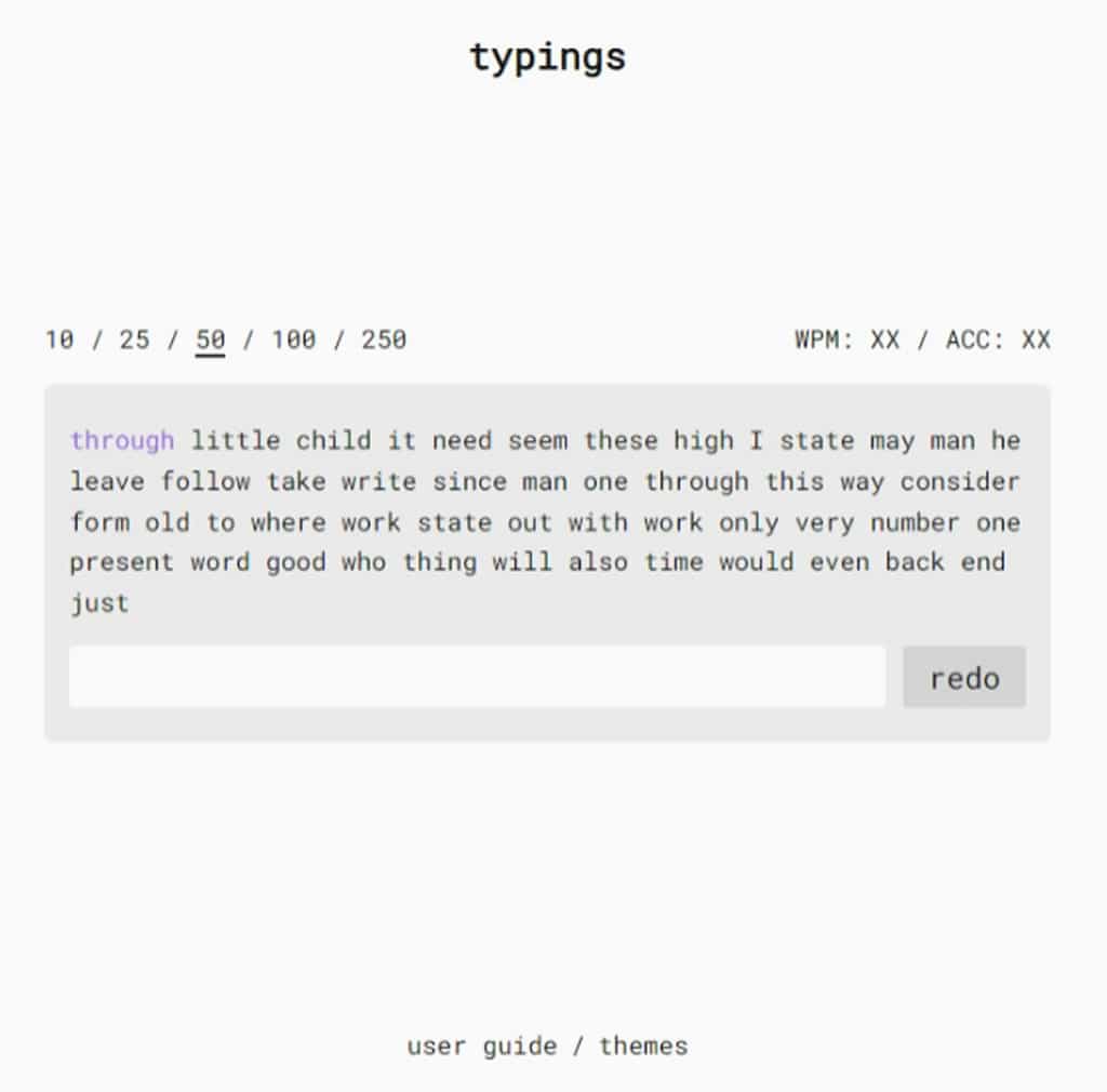 Typings：免費線上英打練習平台，有效提升打字速度與準確率