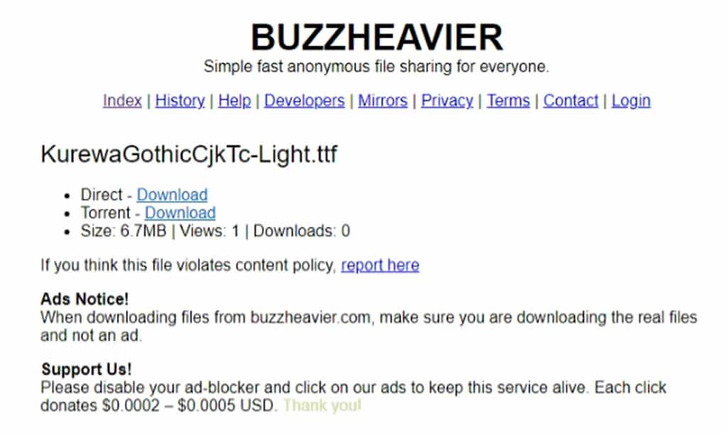 BUZZHEAVIER:線上檔案分享工具,無檔案大小及流量限制可匿名 BUZZHEAVIER:線上檔案分享工具,無檔案大小及流量限制可匿名