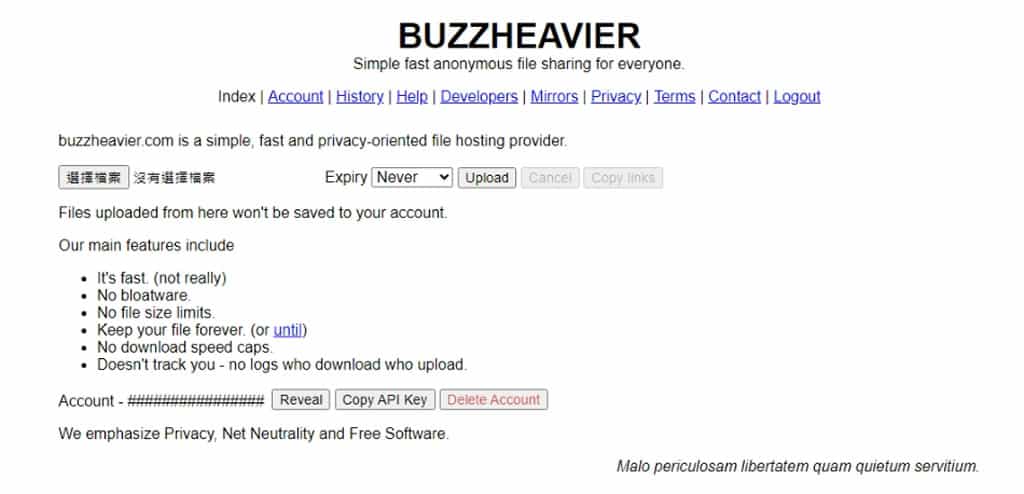 BUZZHEAVIER:線上檔案分享工具,無檔案大小及流量限制可匿名 BUZZHEAVIER:線上檔案分享工具,無檔案大小及流量限制可匿名