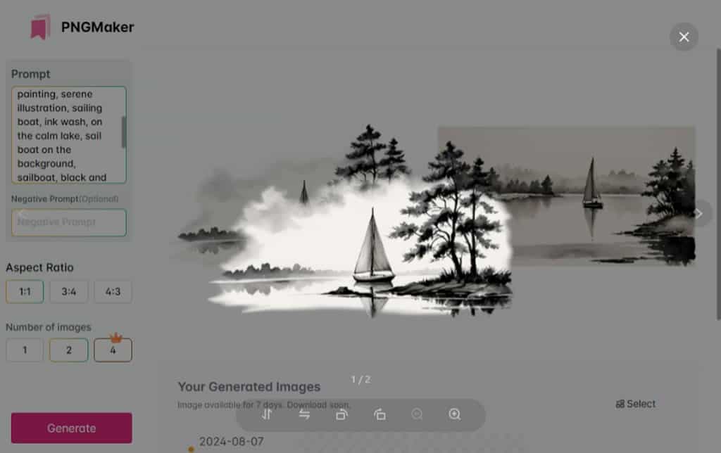 PNGMaker:免費生成式 AI 繪圖工具,輕鬆生成透明背景 PNG 圖片 PNGMaker:免費生成式 AI 繪圖工具,輕鬆生成透明背景 PNG 圖片