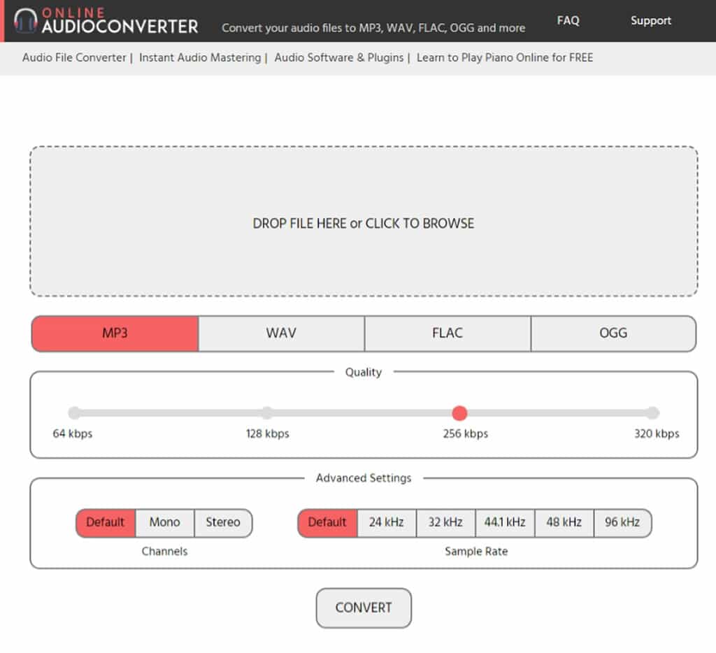 Online Audio Converter:輕鬆處理 MP3、WAV、FLAC 和 OGG 的線上音訊格式轉換工具 Online Audio Converter:輕鬆處理 MP3、WAV、FLAC 和 OGG 的線上音訊格式轉換工具