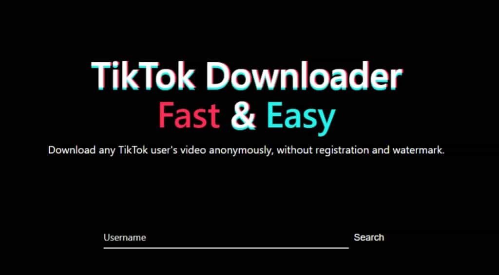 Tiker 線上 TikTok 影片下載工具，免註冊可匿名且無浮水印