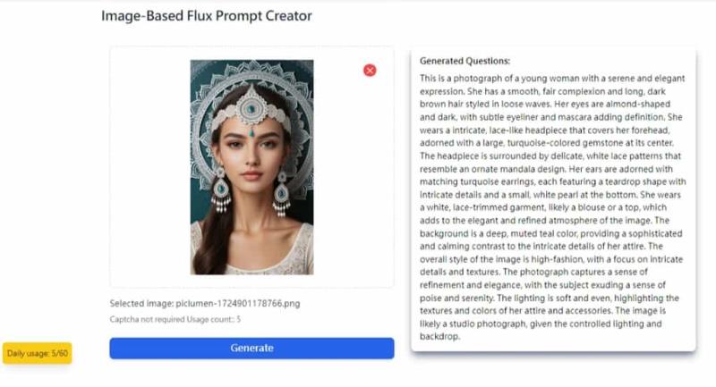 FreeFlux：免費 AI 圖像生成工具，支援多種 AI 模型與圖片提示詞解析功能