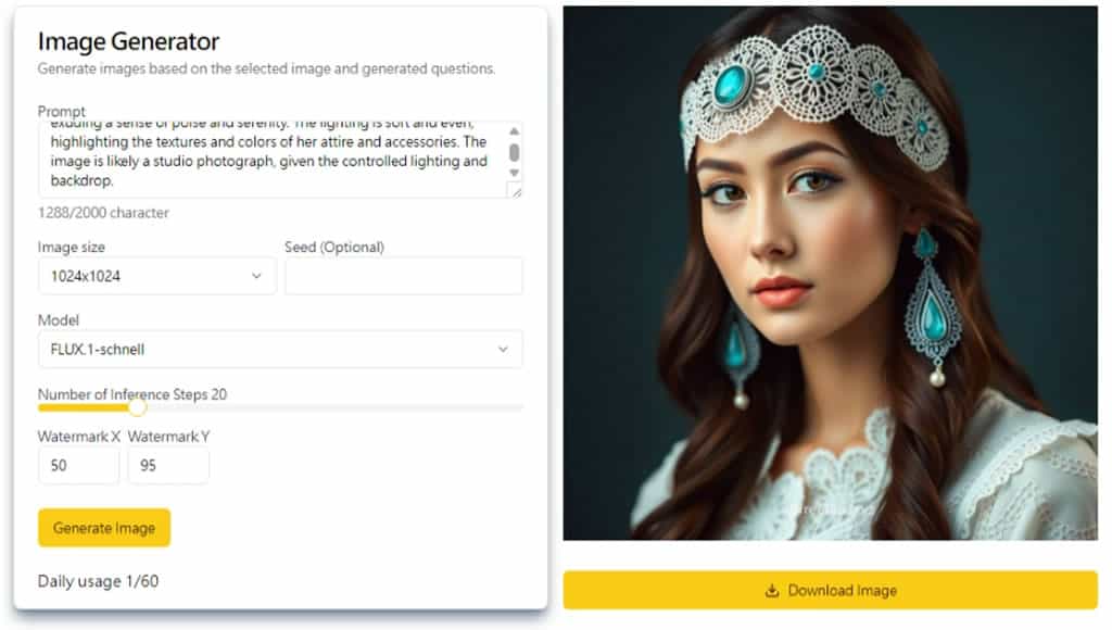 FreeFlux：免費 AI 圖像生成工具，支援多種 AI 模型與圖片提示詞解析功能