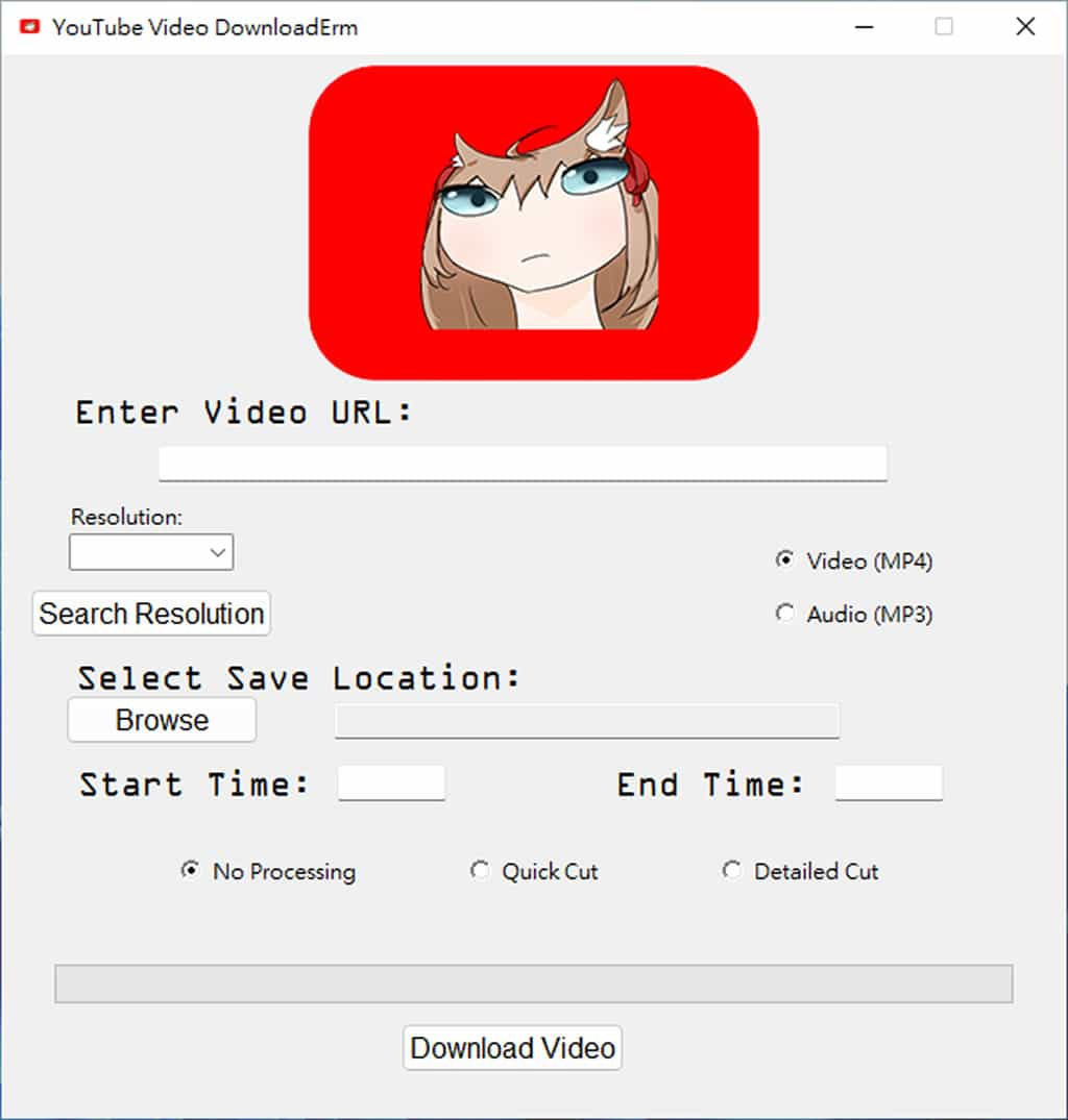 Youtube DownloadErm：無廣告干擾的 Windows YouTube 影片下載器，支援 4K 解析度與 MP3 轉換