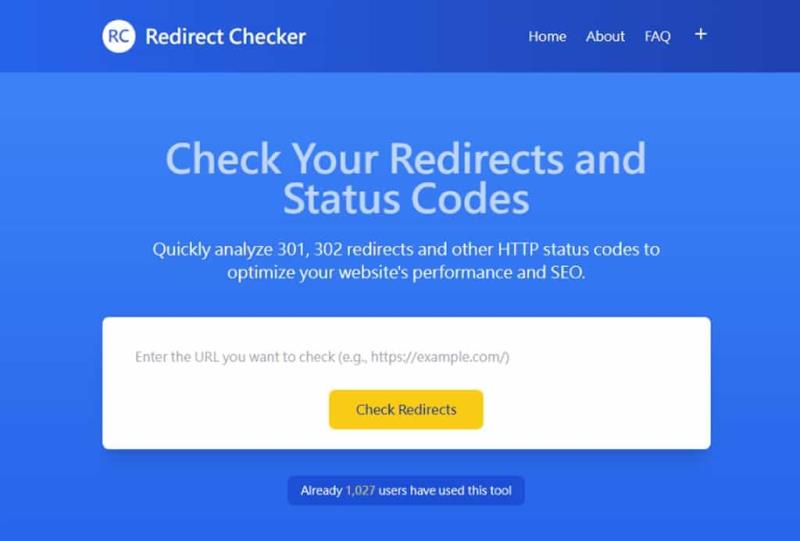 Redirect Checker：免費檢查網址重新定向狀態的工具，回饋 HTTP 狀態碼