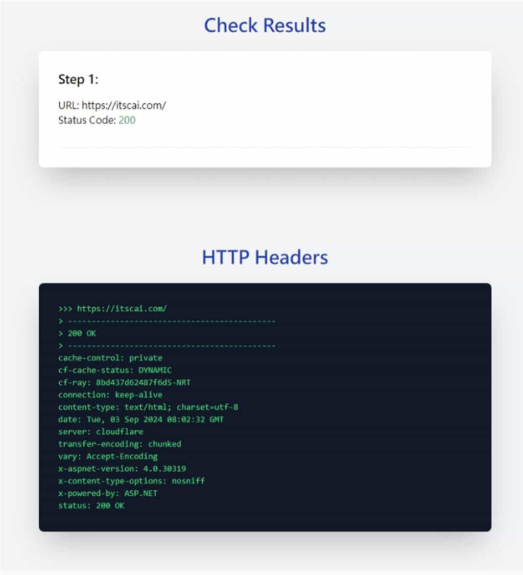 Redirect Checker：免費檢查網址重新定向狀態的工具，回饋 HTTP 狀態碼