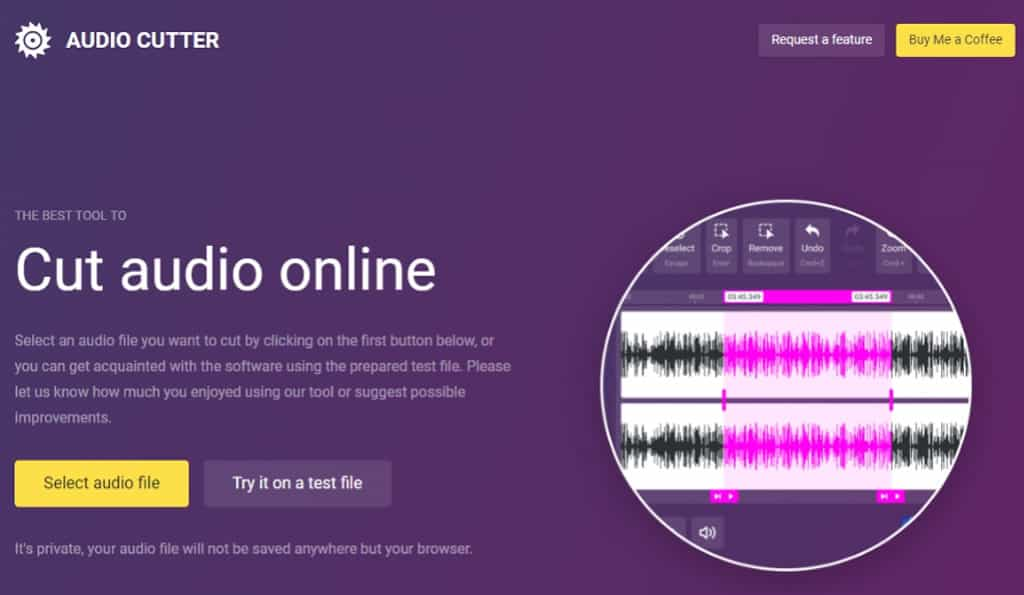 Audio Cutter：免費線上音檔裁切工具，支援移除或保留片段