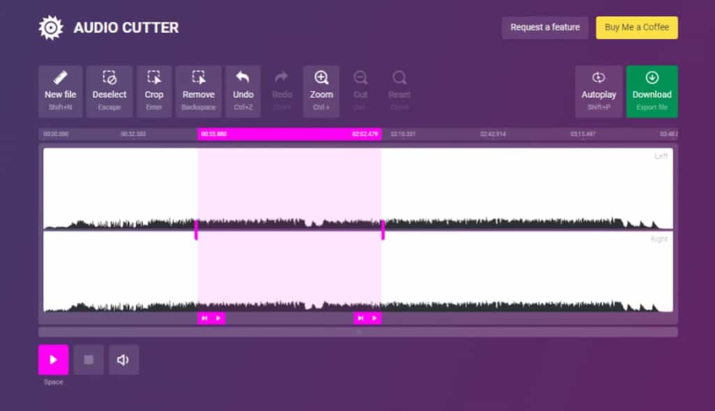 Audio Cutter:免費線上音檔裁切工具,支援移除或保留片段 Audio Cutter:免費線上音檔裁切工具,支援移除或保留片段