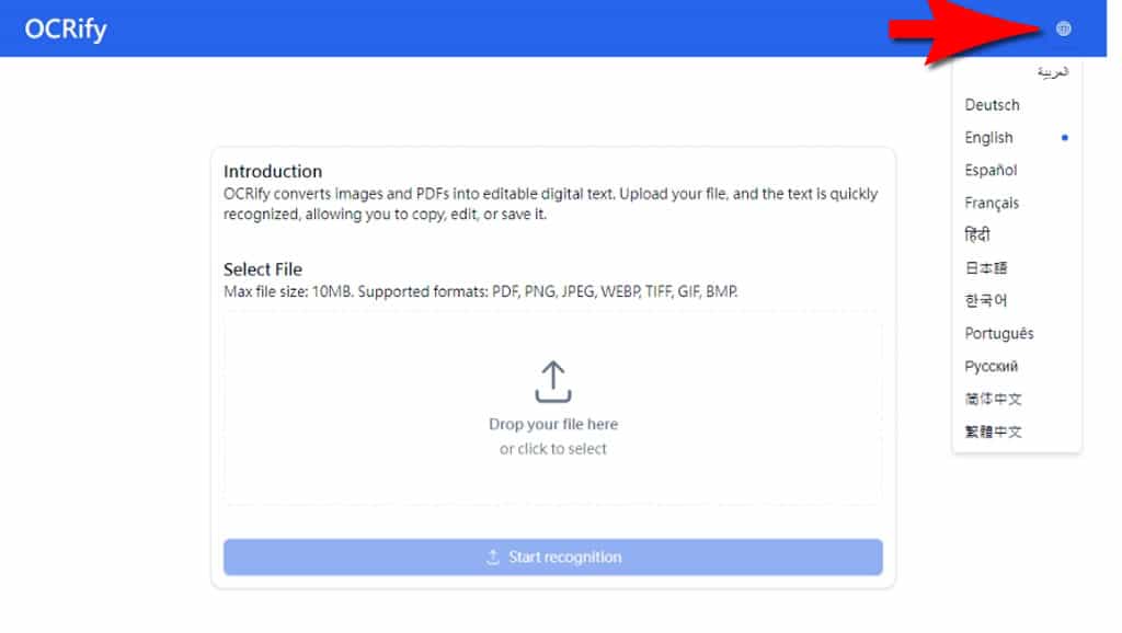 OCRify:線上免費 OCR 工具,輕鬆提取圖片和 PDF 內的文字 OCRify:線上免費 OCR 工具,輕鬆提取圖片和 PDF 內的文字