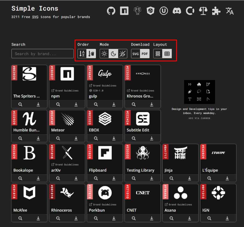 Simple Icons:免費可商用的品牌圖示下載,支援 SVG、Colored SVG 和 PDF 格式 Simple Icons:免費可商用的品牌圖示下載,支援 SVG、Colored SVG 和 PDF 格式