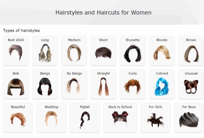 免費線上換髮型工具：Get Color HairStyles 男女適用，支援長短髮與多樣造型選擇