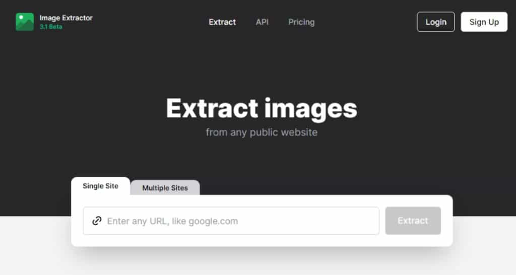Image Extractor 線上快速擷取與下載網頁圖片的免費工具