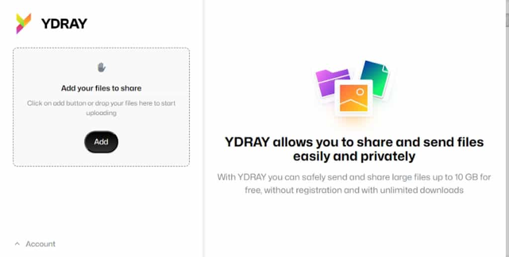 YDRAY:免費瀏覽器檔案傳輸工具,一次最多傳 10GB 支援密碼與期限設置 YDRAY:免費瀏覽器檔案傳輸工具,一次最多傳 10GB 支援密碼與期限設置