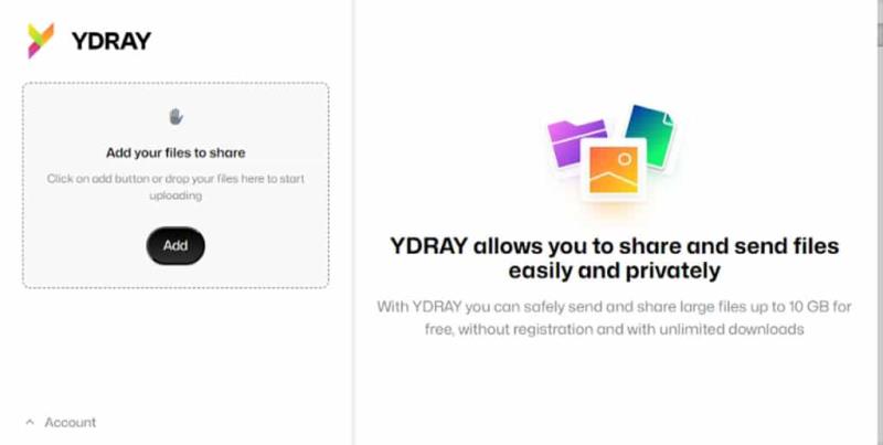 YDRAY：免費瀏覽器檔案傳輸工具，一次最多傳 10GB 支援密碼與期限設置